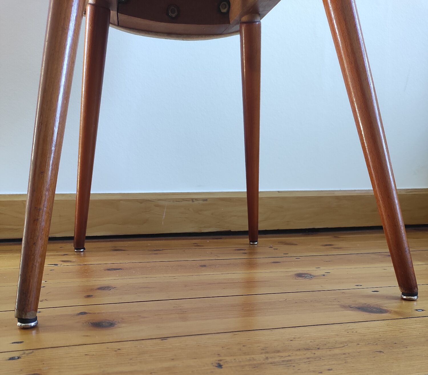 Set of 4 BAUMANN chairs from the 60s (model 840, Max Bill)