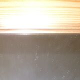 Mirror domed wooden frame 140X45, 80s