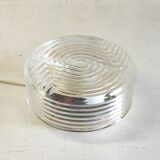 Ceiling light or wall lamp in Bauhaus style made of glass - mid 20th century.