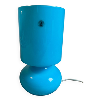 Lampe lykta année 90 bleu