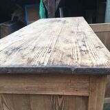 Wooden cabinet with interior doors