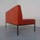 Minimalist 2-Seater Bench, Germany, 1960s