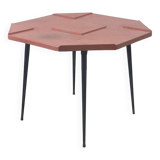 Canteen table from the 70s in resin and metal