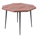 Table de cantine des années 70 en résine et métal