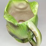 Sarreguemines owl slip pitcher