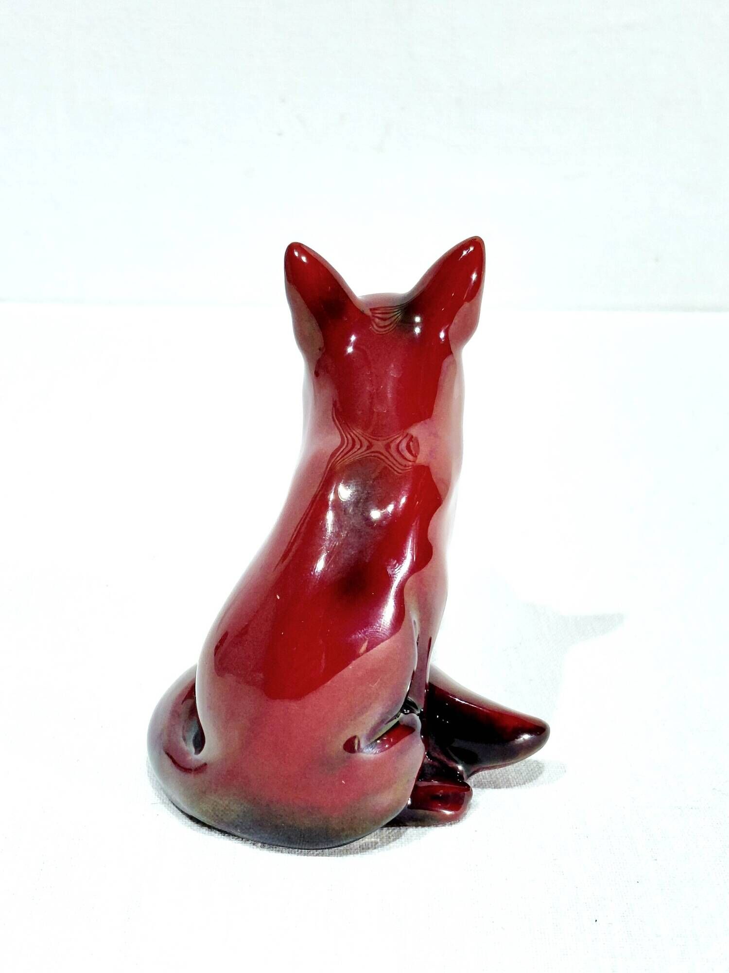 Royal Doulton Flambe - red fox