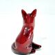 Royal Doulton Flambe - red fox