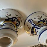2 Handmade candlesticks Rouen decor