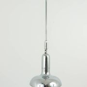 Adjustable suspended luminaire in the style of Gino Sarfatti 4, Gebr. Cosack, Germany, 1970s.