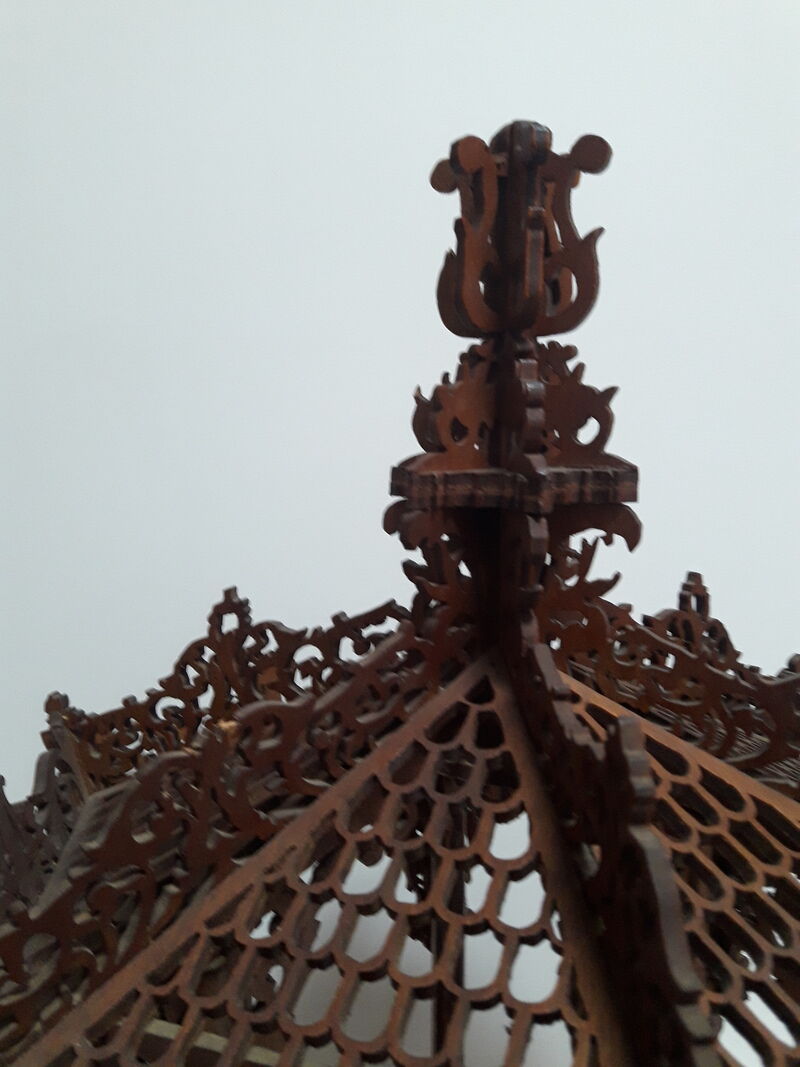 Liquor cellar bandstand wooden cut early XX °