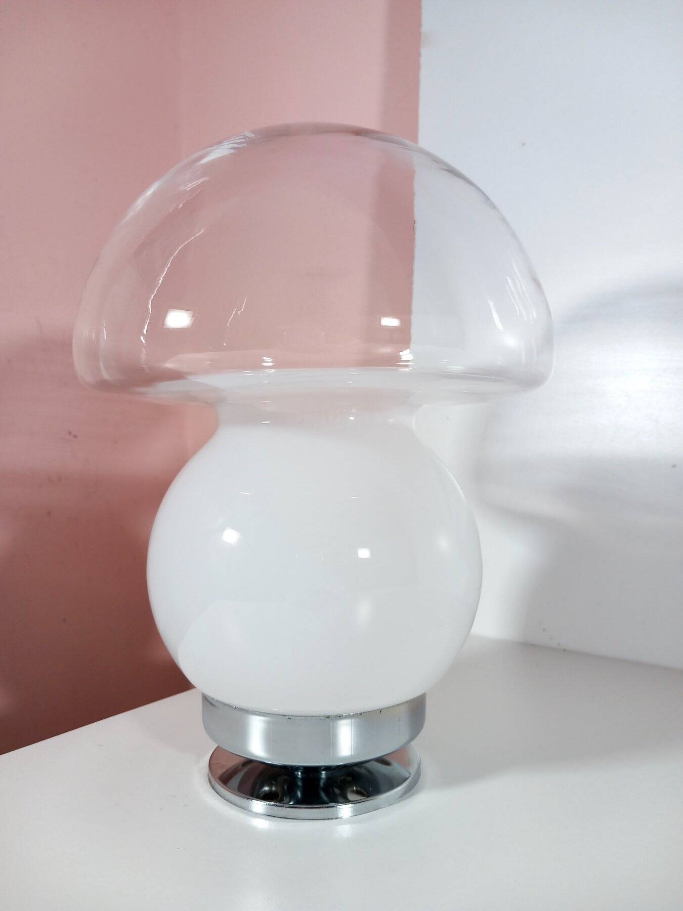 Vintage Table Lamp • Atomic Mushroom • Murano • Space Age • 1960