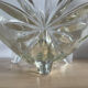 Art Deco tripod bowl in engraved glass