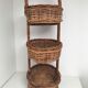 Panier à 3 étages sur pieds vintage