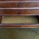 Commode de toilette XIX e s en noyer et marbre style Louis Philippe 