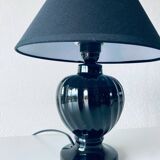 Antique black ceramic lamp