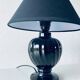 Antique black ceramic lamp