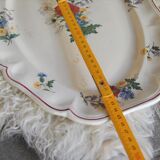 Flowery dish "Agreste" Sarreguemines