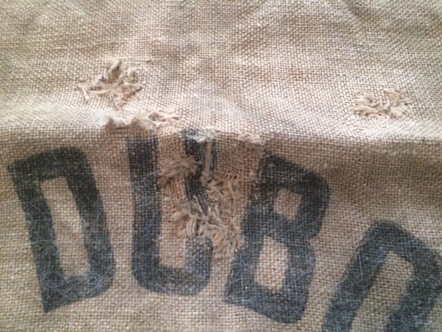 Burlap bag "grains Mr. Dubroc Broglie Eure"