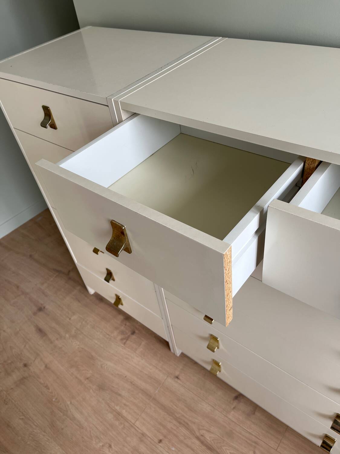70s eight-drawer chest of drawers