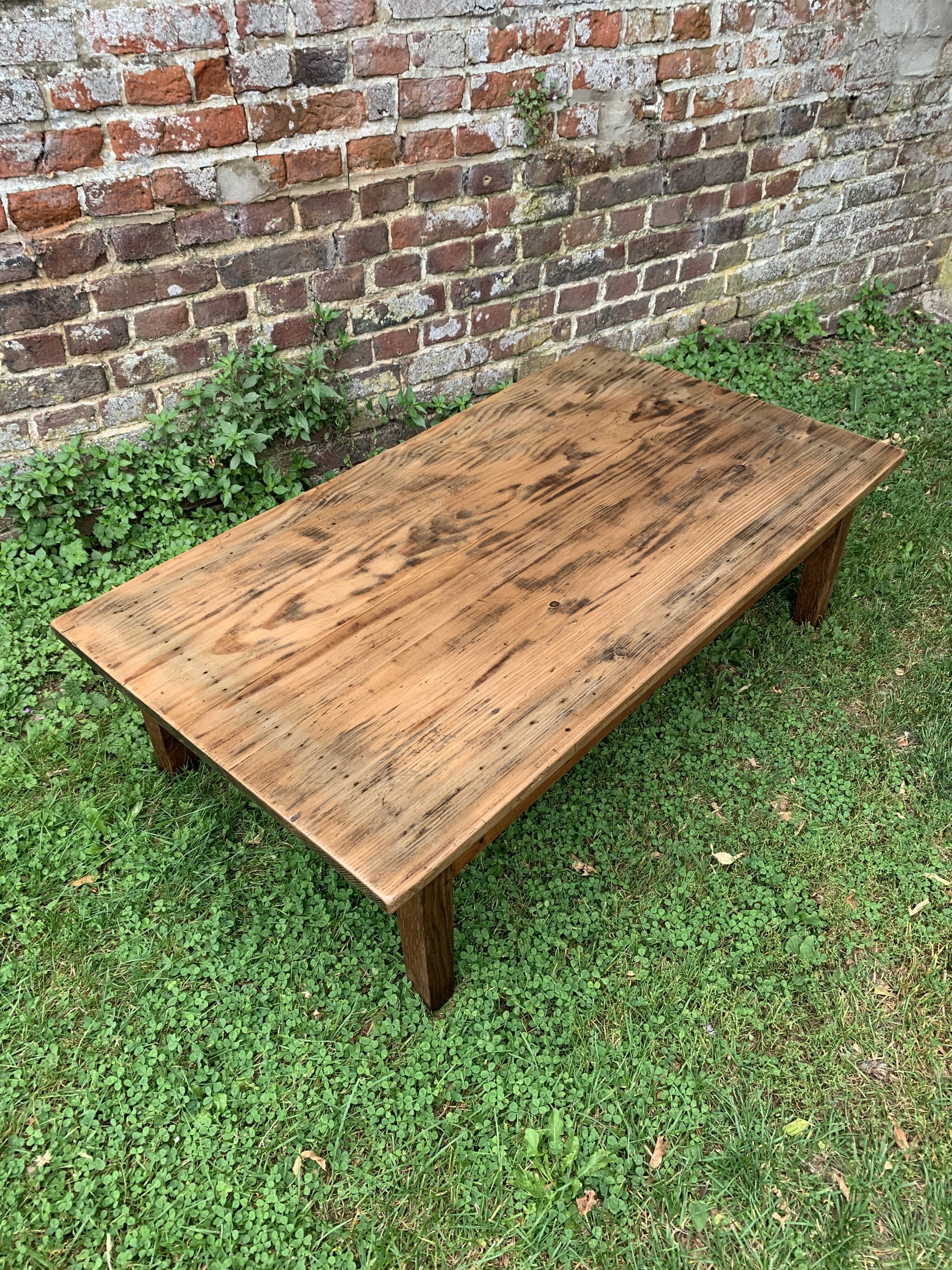 Wooden coffee table