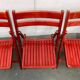 Mid-century wooden folding chair, 1960s, set of 4