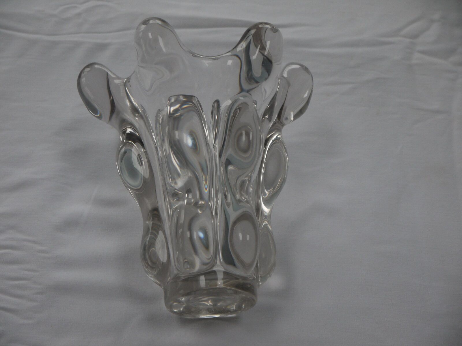 Art deco crystal vase