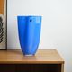Blue vase, Danish design, 1980s, manufactured by Royal Copenhagen