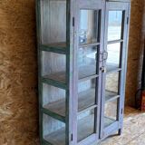 Vitrine en teck ancien