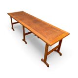 Large oak refectory table