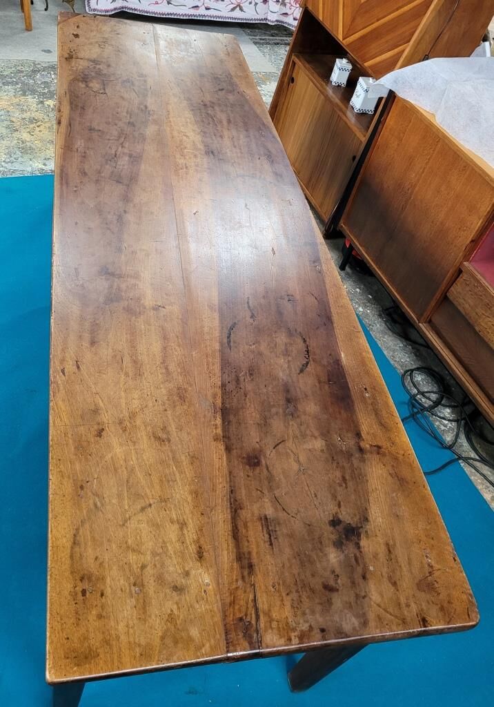 Walnut farm table - 6 feet - 10 places