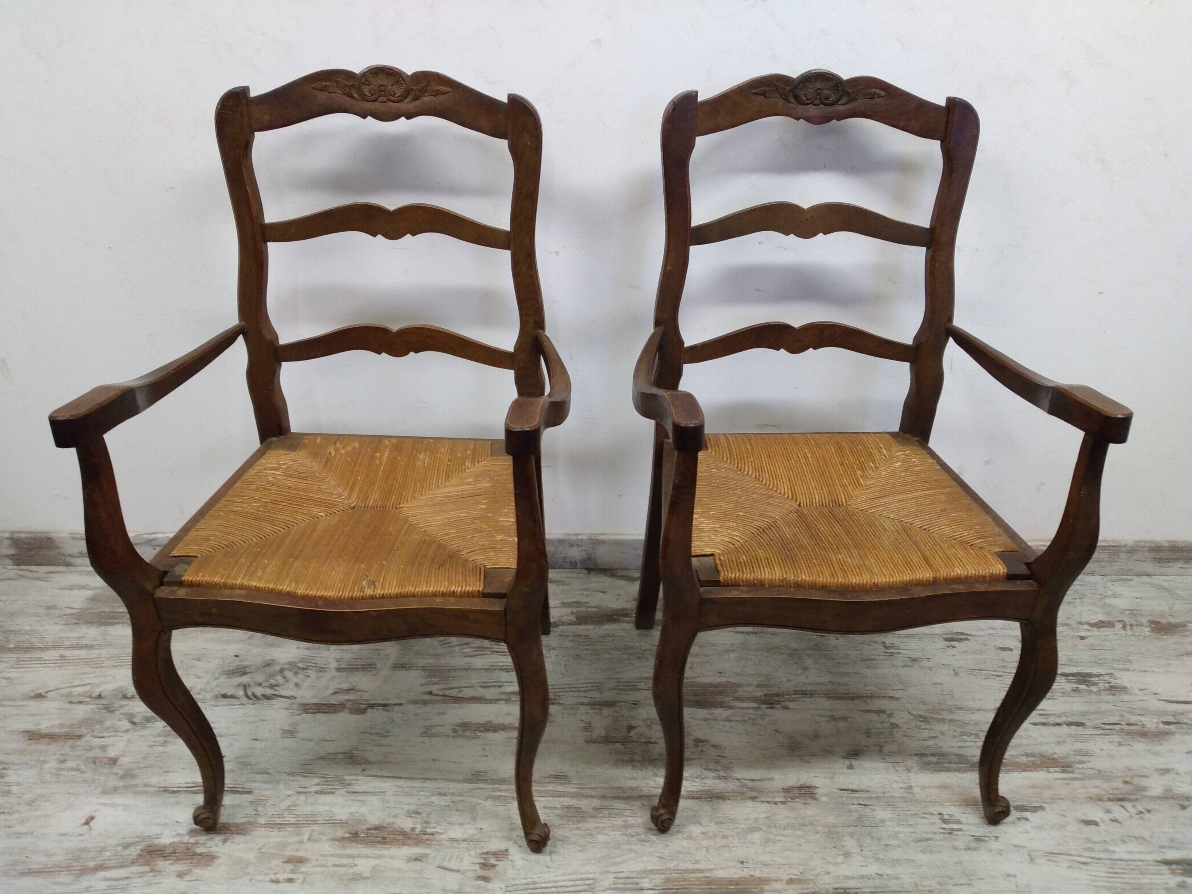 Old regency armchairs