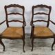 Old regency armchairs