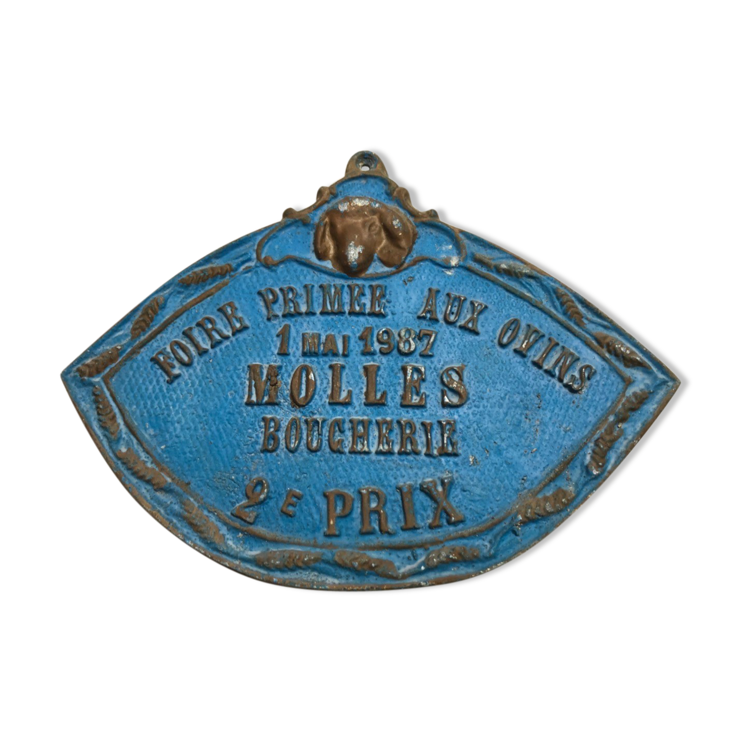 PLAQUE DE CONCOURS Agricole de 1905 Concours de Paris 1er Prix Chevaux de Selles EUR 49,99 - FR