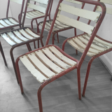 Set of 8 garden chairs
