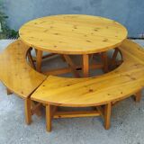 Mountain table and bench