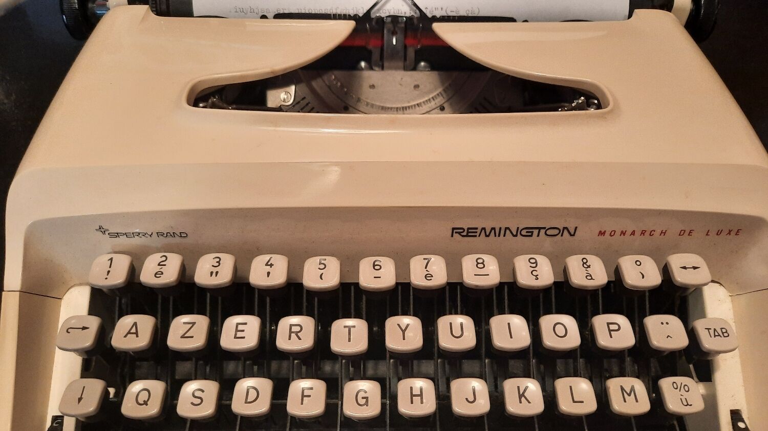 Remington typewriter
