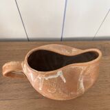 Handcrafted stoneware pitcher