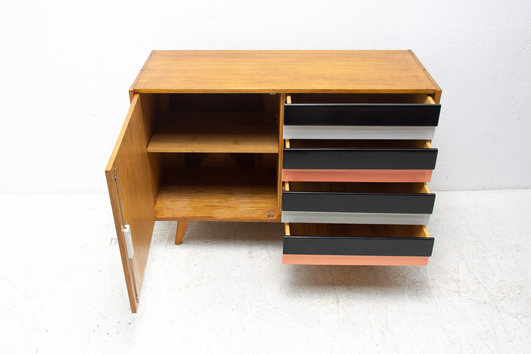 Mid century chest of drawers U-458 by Jiri Jiroutek, Czechoslovakia, 1960´s