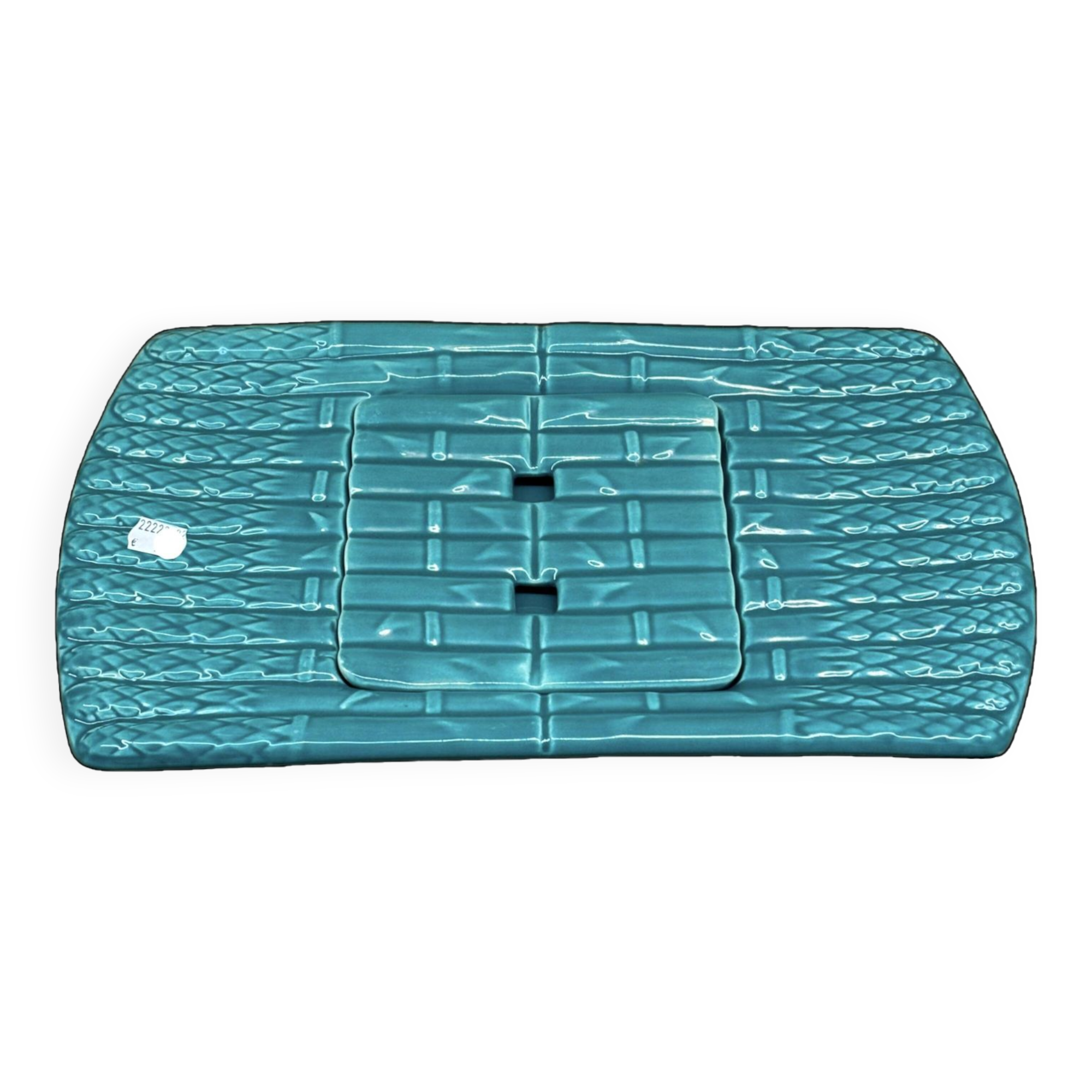 Slush asparagus dish with drainer