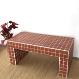 Ceramic tile bench