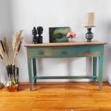 Patinated Balinese console