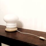 White Glass Table Lamp by Ivan Jakes, 1960s