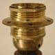 Pied de lampe en terre cuite terracotta vintage