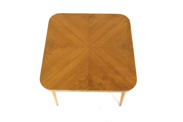 Table basse en orme, Swedish Modern, Suède, 1930