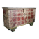 Indian wooden chest on wheel