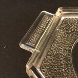 Hexagonal art deco glass top underplate