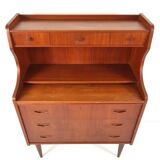 Danish teak secretary