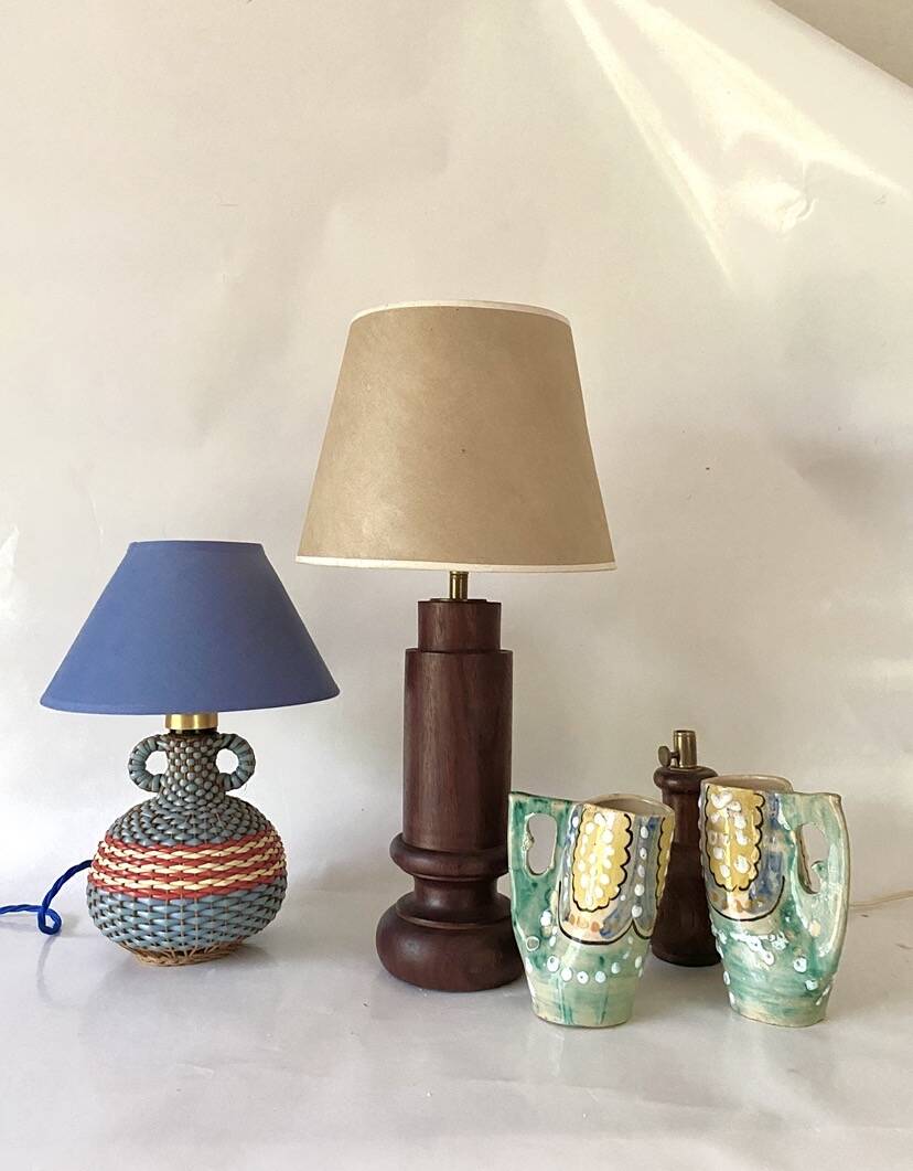 Set of Iberian ceramic mugs