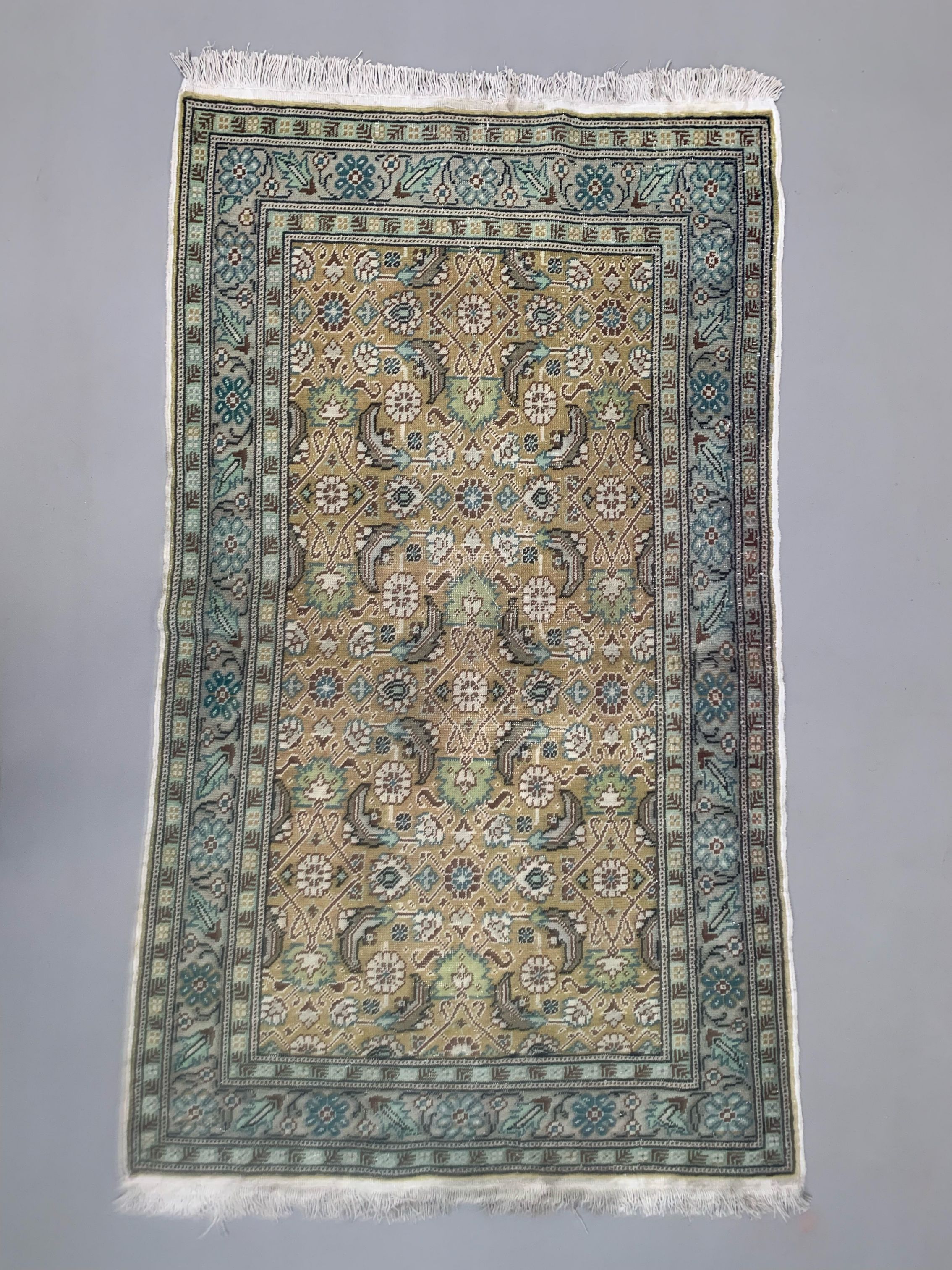 Vintage turkish rug 165x91cm carpet