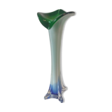"Clothed" Soliflore Vase Italian Blown Glass.